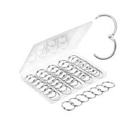 Mr. Pen - Lot de 40 anneaux de classeur pour feuilles mobiles, anneaux de classeur de 2,5 cm, anneaux de livre, anneaux en métal pour cartes d'index, anneaux pour cartes flash, anneaux de cartes
