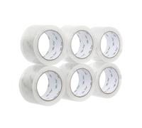 Mr. Pen Lot de 6 rubans adhésifs d'emballage robustes - 2,7 mm, 6 m de large, 58,4 m - Recharges de ruban adhésif transparent, pour le déménagement, l'expédition et l'emballage
