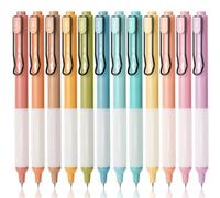 Mr. Pen - Lot de 6 stylos à encre gel rétractables, corps vintage, stylos à encre gel, séchage rapide, stylos à encre gel à pointe fine de 0,5 mm, stylos rétractables, stylos mignons, stylos à encre