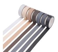 Mr. Pen - Lot de 7 rouleaux de ruban adhésif Washi pour journal, ruban décoratif, ruban de journal, ruban de scrapbooking, ruban décoratif pour travaux manuels, ruban de masquage Washi décoratif