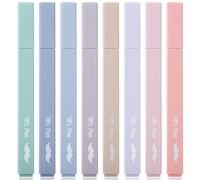 Mr. Pen Morandi Lot de 8 surligneurs esthétiques à pointe biseautée sans bavure