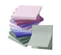 Mr. Pen - Notes adhésives colorées, 7,6 x 7,6 cm, 12 blocs, notes adhésives en vrac, blocs de notes autocollants