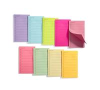 Mr. Pen - Notes adhésives pour liste de choses à faire, 7,6 x 12,7 cm, 360 feuilles, couleurs assorties, bloc-notes pour liste de choses à faire, notes adhésives lignées, notes stocky pour journal