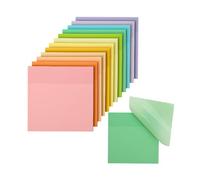 Mr. Pen - Notes adhésives transparentes, 3 x 3, 600 feuilles, couleurs vintage, notes transparentes, translucides