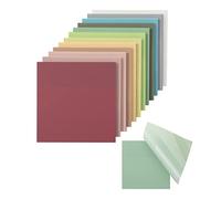 Mr. Pen Notes adhésives transparentes, 600 feuilles, couleurs vintage, notes adhésives transparentes