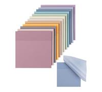 Mr. Pen - Notes adhésives transparentes, 7,6 x 7,6 cm, 600 feuilles, couleurs vintage, notes transparentes