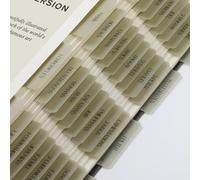 Mr. Pen - Onglet Bible transparent avec feuille d'or, argent et or rose