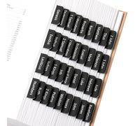 Mr. Pen - Onglets de Bible, 75 onglets, noirs, onglets de Bible laminés pour femmes et hommes, onglets de Bible pour étude, onglets de livre de la Bible, onglets d'étiquettes de la Bible, onglets de