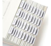 Mr. Pen - Onglets de Bible, 75 onglets, nuances de coucher de soleil, vintage, onglets de Bible laminés, onglets de Bible pour étude de la Bible, onglets d'index de la Bible, onglets de livre de la