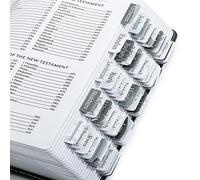 Mr. Pen - Onglets de Bible, 75 onglets, thème gris, onglets de Bible laminés pour femmes et hommes, onglets de Bible pour étude de la Bible, onglets d'index de la Bible, onglets de livre de la Bible,