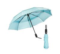 Mr. Pen - Parapluie de voyage coupe-vent, bleu clair, parapluie automatique pour la pluie, parapluie compact, parapluie de voyage compact, parapluie coupe-vent, parapluie portable