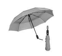 Mr. Pen Parapluie de voyage coupe-vent - Gris froid, automatique, compact, pluie et coupe-vent