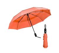 Mr. Pen - Parapluie de voyage coupe-vent, parapluie automatique pour la pluie, compact, Orange rouge, 42 inches, Moderne