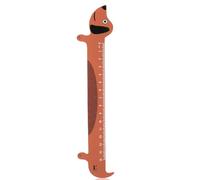 Mr. Pen - Règle en bois, 15 cm, chien saucisse, mini règle d'école, métrique standard