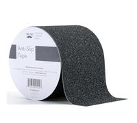 Mr. Pen - Ruban antidérapant, 10,2 cm, 7,9 m, ruban antidérapant, noir pour escaliers, ruban à friction, poignées d'escalier, rouleau de ruban adhésif imperméable, bande de roulement d'escalier