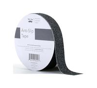 Mr. Pen - Ruban antidérapant, 2,5 cm, 6,1 m, ruban antidérapant, noir pour escaliers, ruban à friction, poignées d'escalier, rouleau de ruban adhésif imperméable, bande de roulement d'escalier