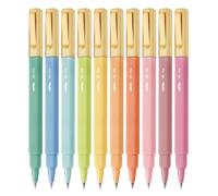Mr. Pen - Stylos à bille esthétiques, couleurs assorties, séchage rapide, sans bavure et sans bavure, pointe fine de 0,7 mm (lot de 10)
