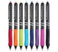 Mr. Pen - Stylos gel rétractables, lot de 8, fûts vibrants, séchage rapide, stylos gel à encre colorée pointe fine 0,7 mm