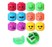 Mr. Pen - Taille-crayon pour crayons de couleur Lot de 12 taille-crayons 2 trous Taille-crayon manuel Taille-crayon main Taille-crayons Taill