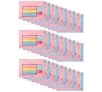 Mr. Pen - Trousse à crayons, bleu et orange, 2 pochettes à crayons en tissu, poches pour classeurs, trousse à crayons, trousse à crayons, trousse à crayons 3 anneaux, trousse à crayons avec fermeture