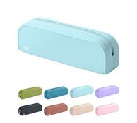 Mr. Pen - Trousse à crayons en silicone, petite trousse Malibu Dune, bleu clair, Compacte