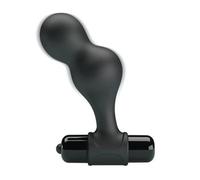 Mr. Play Anal Plug Vibrateur en Silicone Noir 1 Unité