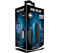 Mr. Play Plug anal Noir 11x5,5x3,3 cm