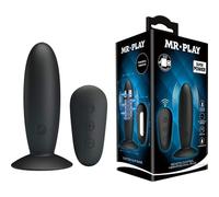 Mr. Play Plug anal Noir 11x5,5x3,3 cm