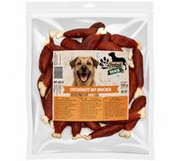 Mr. Pretzel Cuisses de canard pour chien 500 g - Billes de canard savoureuses avec 50 % de viande - Collation et récompense riches en protéines - Faible teneur en matières grasses et savoureux pour