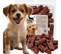 Mr. Pretzel Saucisses de bœuf - Friandise saine pour chien de qualité supérieure naturelle et sans céréales - Récompense douce pour chien - 500 g