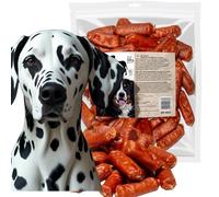Mr. Pretzel Saucisses de lapin - Friandise saine pour chien de qualité supérieure naturelle et sans céréales - Récompense douce pour chien - 500 g