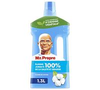 Mr Propre Nettoyant Liquide Sol Multi-Usages Avec Parfum Fleurs De Coton 13L Élimine Jusqu’à 100% De La Saleté Et De La Graisse, Sans Traces
