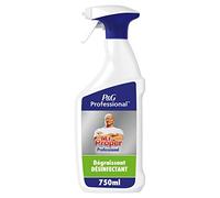 Mr Propre Professional - Dégraissant Désinfectant Spray 750ml - Nettoie et désinfecte en un geste, Ultra performant, Tue 99,99% des bactéries en 15 secondes, Agréé contact alimentaire