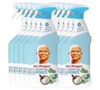 Mr. Propre Spray Nettoyant Multi-Usages, Grand Format (800ml x10), Parfum Eucalyptus avec du Bicarbonate de Soude, Élimine Jusqu’à 99.99% De La Saleté Et La Graisse Brûlée, Sans Résidus