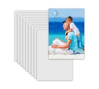 MR.R 10pcs 8"x12" Sublimation Blanks Aluminium Plaque Métallique Blanc Pur Blanc Photo Blancs pour Sublimation Transfert de Chaleur Impression 0.22mm Épaisseur