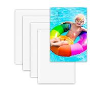 MR.R 5 pièces 8x12 pouces blancs de sublimation aluminium perle blanc métal panneau photo sublimation thermique impression par transfert 0.45mm épaisseur