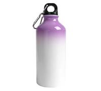 MR.R Bouteille de sport vierge en aluminium violet et blanc pour sublimation - 600 ml