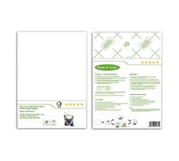 MR.R Laser Printable Heat Transfer Paper for Light Cotton T-shirt Fabric A4 size 8.3X11.7" Pack de 10 feuilles