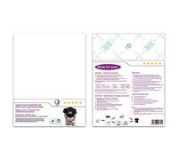 MR.R Papier de transfert thermique imprimable à jet d'encre et compatible laser pour t - shirts foncés, A4, 20 feuilles par paquet