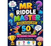 MR Riddle Master Activity book: 50 Funny and Clever Riddles for Kids Ages 6-12