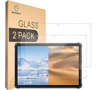 Mr.Shield Lot de 2 films de protection d'écran pour Oukitel RT7 TITAN/Oukitel RT7 [Verre trempé] [Verre japonais avec dureté 9H] Protecteur d'écran avec remplacement à vie