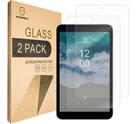 Mr.Shield Lot de 2 films de protection d'écran pour tablette Nokia T10 [ajustement plus court pour la version de cas] [verre trempé] [verre japonais avec dureté 9H] Protecteur d'écran avec remplacement à vie