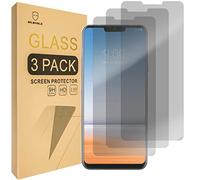 Mr.Shield Lot de 3 films protecteurs d'écran de confidentialité compatibles avec LG G7 ThinQ [Verre trempé] [Anti-espion] Protection d'écran avec remplacement à vie