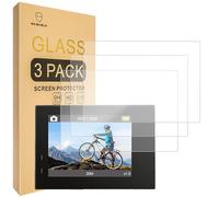 Mr.Shield Lot de 3 films protecteurs d'écran en verre trempé pour AKASO EK7000 Pro - Verre japonais avec dureté 9H