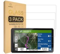 Mr.Shield Lot de 3 films protecteurs d'écran en verre trempé pour Garmin Zumo XT2, Zauts MO XT2 6" (6") [Verre japonais avec dureté 9H]