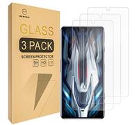 Mr. Shield Lot de 3 films protecteurs d'écran en verre trempé pour Xiaomi Poco F4 GT/Redmi K50 Gaming Dureté 9H