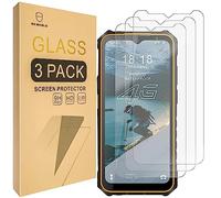 Mr.Shield Lot de 3 protections d'écran pour Ulefone Armor X13 [Verre trempé] [Verre japonais avec dureté 9H] Protecteur d'écran avec remplacement à vie