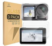 Mr.Shield Verre Trempé compatible avec DJI OSMO Action 3 caméra [Lot de 3] Film Protecteur d'écran Vitre Protecteur 9H Dureté