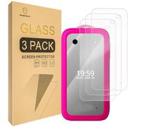 Mr.Shield Verre Trempé compatible avec HMD Barbie [Shorter Fit for Case Version] [Front Screen Only] [Lot de 3] Film Protecteur d'écran Vitre Protecteur 9H Dureté