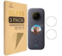 Mr.Shield Verre Trempé compatible avec Insta360 ONE X2 Panoramic Action Camera [Lot de 3] Film Protecteur d'écran Vitre Protecteur 9H Dureté